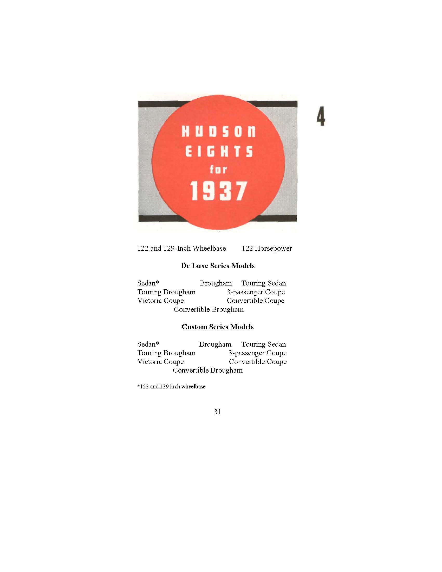 1937 Hudson Salesmans Booklet Page 45
